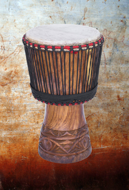 Djembe Pro "The African Lion" 13 1/2 inches